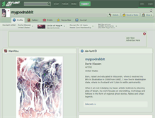 Tablet Screenshot of mygoodrabbit.deviantart.com