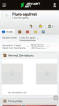 Mobile Screenshot of fluro-squirrel.deviantart.com