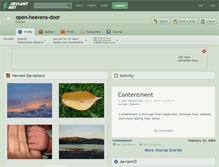 Tablet Screenshot of open-heavens-door.deviantart.com
