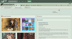 Desktop Screenshot of murdererdelacroix.deviantart.com