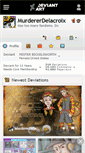 Mobile Screenshot of murdererdelacroix.deviantart.com