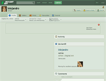 Tablet Screenshot of ialejandro.deviantart.com