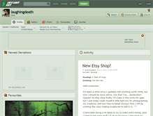 Tablet Screenshot of laughingdeath.deviantart.com