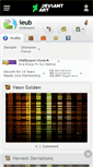 Mobile Screenshot of ieub.deviantart.com