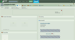 Desktop Screenshot of animefacescrollplz.deviantart.com