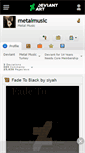 Mobile Screenshot of metalmusic.deviantart.com