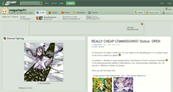 Desktop Screenshot of meguchan91.deviantart.com