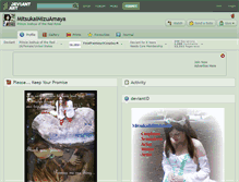 Tablet Screenshot of mitsukaimizuamaya.deviantart.com