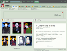 Tablet Screenshot of eugeal.deviantart.com
