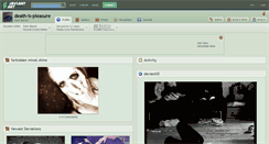 Desktop Screenshot of death-is-pleasure.deviantart.com