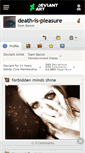 Mobile Screenshot of death-is-pleasure.deviantart.com