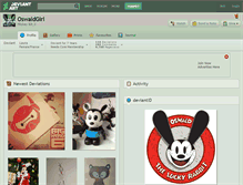 Tablet Screenshot of oswaldgirl.deviantart.com