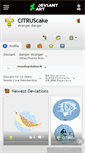 Mobile Screenshot of citruscake.deviantart.com