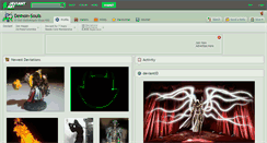 Desktop Screenshot of demon-souls.deviantart.com