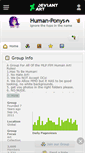 Mobile Screenshot of human-ponys.deviantart.com