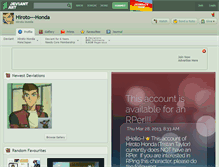 Tablet Screenshot of hiroto---honda.deviantart.com