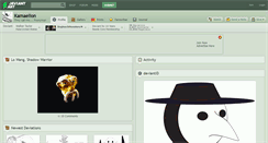 Desktop Screenshot of kamaelion.deviantart.com