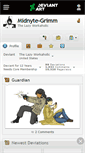 Mobile Screenshot of midnyte-grimm.deviantart.com
