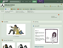 Tablet Screenshot of midnyte-grimm.deviantart.com