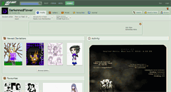Desktop Screenshot of darkennedflower.deviantart.com