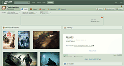 Desktop Screenshot of chrisrawlins.deviantart.com