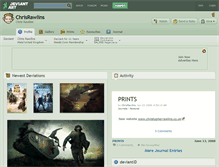Tablet Screenshot of chrisrawlins.deviantart.com