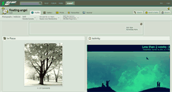 Desktop Screenshot of floating-angel.deviantart.com