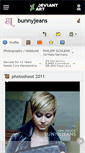 Mobile Screenshot of bunnyjeans.deviantart.com