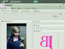 Tablet Screenshot of bunnyjeans.deviantart.com