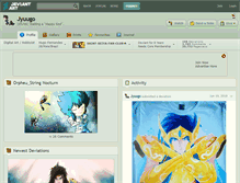 Tablet Screenshot of jyuugo.deviantart.com