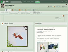 Tablet Screenshot of lily-inabottle.deviantart.com