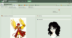 Desktop Screenshot of darkstarlover3.deviantart.com