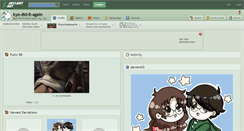 Desktop Screenshot of kyo-did-it-again.deviantart.com