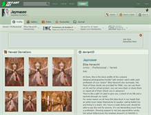 Tablet Screenshot of jaymasee.deviantart.com