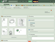 Tablet Screenshot of loli-shota.deviantart.com