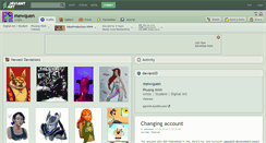 Desktop Screenshot of mewquen.deviantart.com