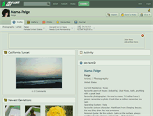 Tablet Screenshot of mama-paige.deviantart.com