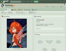 Tablet Screenshot of fitzoblong.deviantart.com