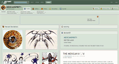 Desktop Screenshot of mexicanspirit1.deviantart.com