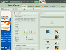 Tablet Screenshot of adopt-a-pairing.deviantart.com