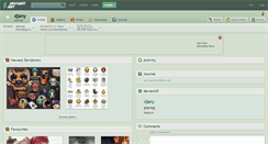 Desktop Screenshot of djany.deviantart.com