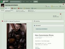 Tablet Screenshot of manonacommission.deviantart.com