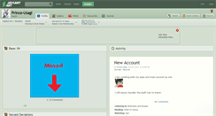Desktop Screenshot of prince-usagi.deviantart.com