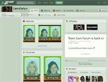 Tablet Screenshot of cam-icarly.deviantart.com