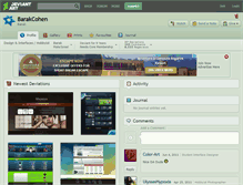 Tablet Screenshot of barakcohen.deviantart.com