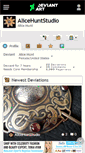Mobile Screenshot of alicehuntstudio.deviantart.com