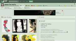 Desktop Screenshot of lameek-the-wolfox.deviantart.com