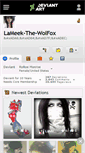 Mobile Screenshot of lameek-the-wolfox.deviantart.com