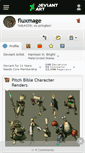 Mobile Screenshot of fluxmage.deviantart.com