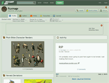 Tablet Screenshot of fluxmage.deviantart.com